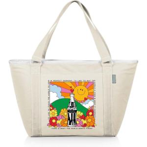 Picnic TIME Coca-Cola Unity Love Topanga Tote Cooler Bag, Soft Cooler Bag, Picnic Cooler(Coca-Cola Floral – Sand)