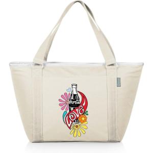 Picnic TIME Coca-Cola Unity Love Topanga Tote Cooler Bag, Soft Cooler Bag, Picnic Cooler(Coca-Cola Love – Sand)