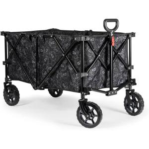 Picnic TIME Disney Mickey Mouse Adventure Wagon XL, Folding Wagon, Beach Wagon, Sport Utility Wagon, (Black)