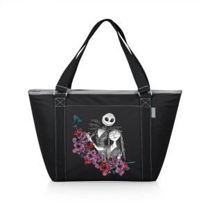Picnic TIME Disney Nightmare Before Christmas Topanga Tote Cooler Bag, Soft Cooler Bag, Picnic Cooler, (Black)(Disney Nightmare Before Christmas Jack & Sally – Black)