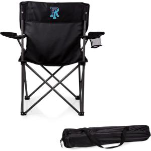 Picnic TIME NCAA PTZ Camp Chair, Picnic Chair, Beach Chair with Carrying Bag, (Black)(Rhode Island Rams)