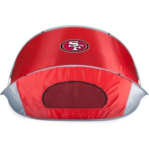 Picnic TIME NFL Manta Portable Beach Tent – Pop Up Tent – Beach Sun Shelter Pop Up(Red)