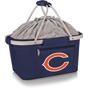 Picnic TIME NFL Metro Basket Collapsible Cooler Tote(Navy Blue)