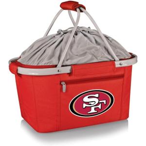 Picnic TIME NFL Metro Basket Collapsible Cooler Tote(Red)