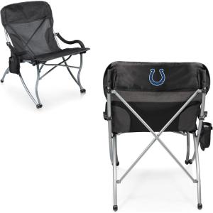 Picnic TIME NFL PT-XL Heavy Duty Camping Chair, XL Beach Chair, 400 lb Capacity Camp Chair(Indianapolis Colts)