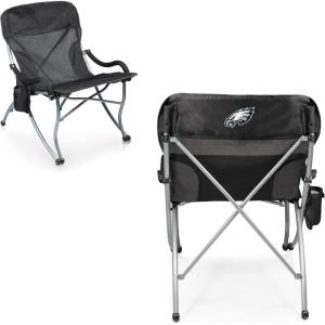 Picnic TIME NFL PT-XL Heavy Duty Camping Chair, XL Beach Chair, 400 lb Capacity Camp Chair(Philadelphia Eagles)