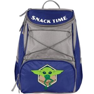 Star Wars PTX Backpack Cooler – Soft Cooler Backpack – Insulated Lunch Bag(Star Wars Mandalorian Grogu Snack Time – Navy Blue)