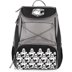 Star Wars PTX Backpack Cooler – Soft Cooler Backpack – Insulated Lunch Bag(Star Wars Stormtrooper – Black With Gray Accents)