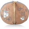 Picnic TIME Disney Nightmare Before Christmas Jack & Sally Country Vintage Picnic Basket with Lid, Wicker Picnic Basket for 2, (Navy Blue & White Stripe)(Navy Blue & White Stripe – Disney Winnie the Pooh)