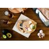 PICNIC TIME NCAA Cal State Fullerton Titans Brie Cheese Board and Knife Set, Charcuterie Board Set, Wood Cutting Board, (Parawood)