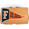 PICNIC TIME NCAA Cal State Fullerton Titans Poppy Personal Picnic Basket, Insulated Lunch Bag, Retro Lunch Box, (Beige)