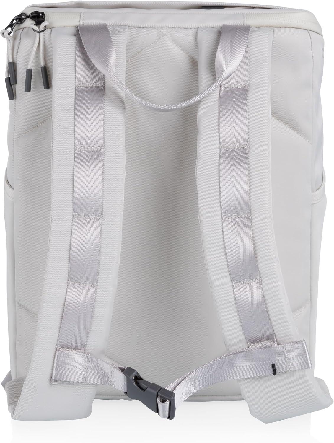 image:imagePICNIC TIME PTX Backpack Cooler Modern Backpack Cooler with 20Can Capacity Fully Insulated Outdoor Lunch Bag with Water Resistant Interior Pockets Padded Straps Black with Gray AccentsHalo Gray