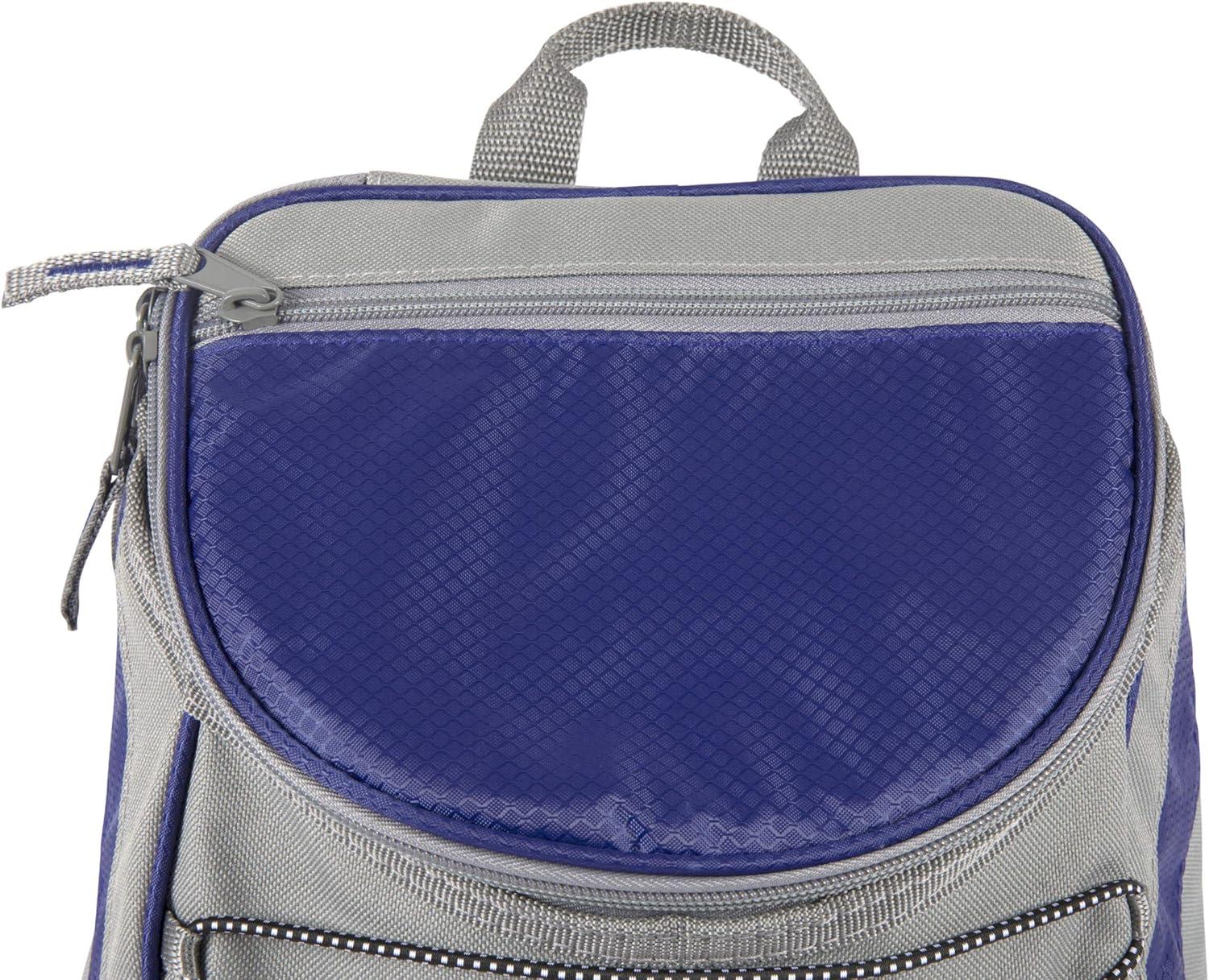 image:imagePICNIC TIME PTX Backpack Cooler Modern Backpack Cooler with 20Can Capacity Fully Insulated Outdoor Lunch Bag with Water Resistant Interior Pockets Padded Straps Black with Gray AccentsNavy Blue with Gray Accents