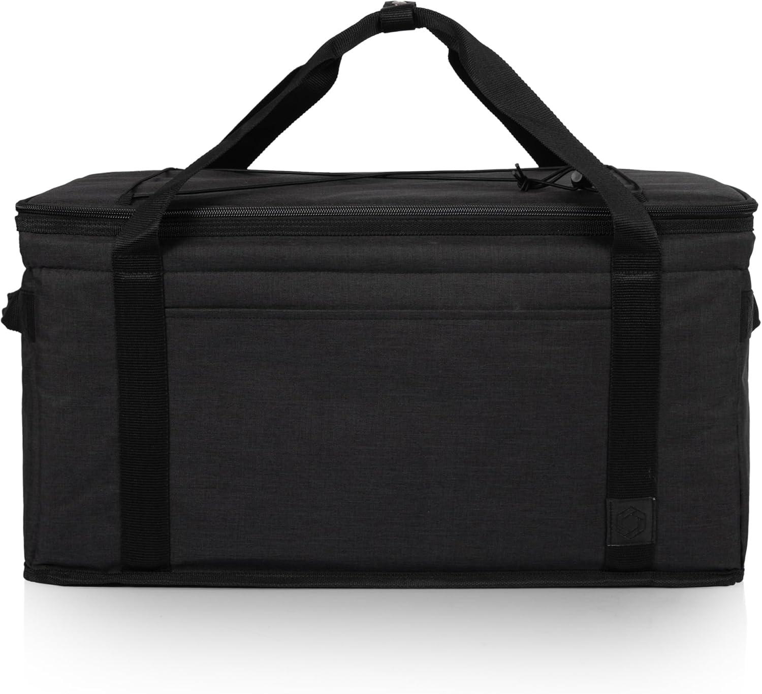 image:imagePicnic TIME 64 Can Collapsible Cooler Large Insulated Soft Cooler Bag Portable Beach Cooler with Shoulder StrapBlack