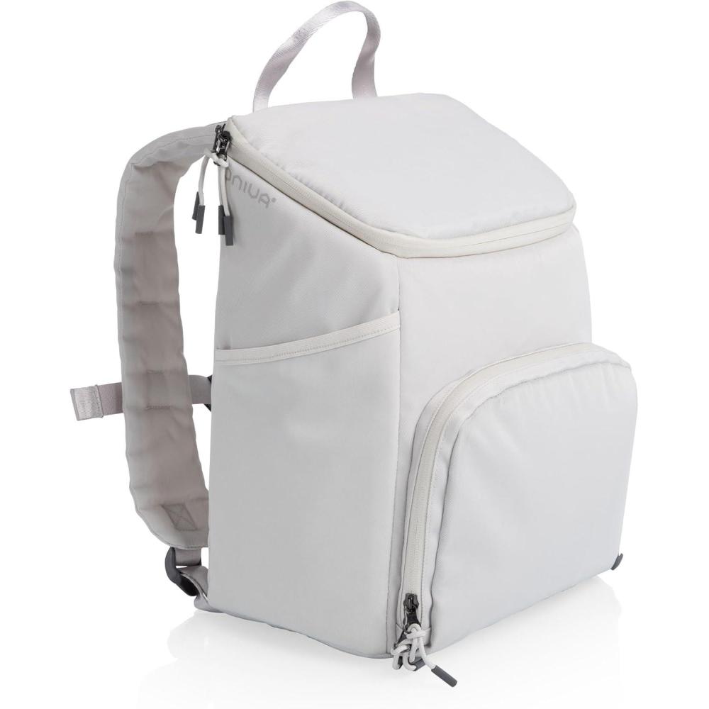 image:imagePICNIC TIME PTX Backpack Cooler Modern Backpack Cooler with 20Can Capacity Fully Insulated Outdoor Lunch Bag with Water Resistant Interior Pockets Padded Straps Black with Gray AccentsHalo Gray