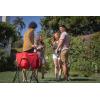 ONIVA – a Picnic Time brand Camping Party Cooler with Stand, Standing Ice Cooler Bag, Leakproof Tub Cooler Stand with Travel Bag(Red)