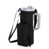 PICNIC TIME Eclipse 40 oz Tumber Tote, Drink Carrier Crossbody Bag(Black)
