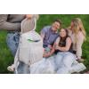 PICNIC TIME PTX Backpack Cooler, Modern Backpack Cooler with 20-Can Capacity, Fully Insulated Outdoor Lunch Bag with Water Resistant Interior, Pockets, Padded Straps, (Black with Gray Accents)(Halo Gray)