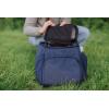 PICNIC TIME PTX Backpack Cooler, Modern Backpack Cooler with 20-Can Capacity, Fully Insulated Outdoor Lunch Bag with Water Resistant Interior, Pockets, Padded Straps, (Black with Gray Accents)(Navy Blue)