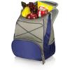 PICNIC TIME PTX Backpack Cooler, Modern Backpack Cooler with 20-Can Capacity, Fully Insulated Outdoor Lunch Bag with Water Resistant Interior, Pockets, Padded Straps, (Black with Gray Accents)(Navy Blue with Gray Accents)