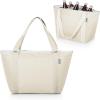 PICNIC TIME Personalized Topanga Tote Cooler Bag – Soft Cooler Bag – Picnic Cooler(Beige)