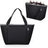 PICNIC TIME Personalized Topanga Tote Cooler Bag – Soft Cooler Bag – Picnic Cooler(Black)
