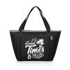PICNIC TIME Personalized Topanga Tote Cooler Bag – Soft Cooler Bag – Picnic Cooler(Black)