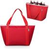 PICNIC TIME Personalized Topanga Tote Cooler Bag – Soft Cooler Bag – Picnic Cooler(Red)