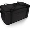 Picnic TIME 64 Can Collapsible Cooler, Large Insulated Soft Cooler Bag, Portable Beach Cooler with Shoulder Strap(Black)