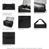 Picnic TIME 64 Can Collapsible Cooler, Large Insulated Soft Cooler Bag, Portable Beach Cooler with Shoulder Strap(Black)