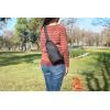 Picnic TIME Strider Crossbody Cooler Sling Bag, Insulated Fanny Pack, (Black)