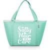PICNIC TIME Personalized Topanga Tote Cooler Bag – Soft Cooler Bag – Picnic Cooler(Teal)