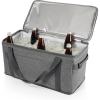 Picnic TIME 64 Can Collapsible Cooler, Large Insulated Soft Cooler Bag, Portable Beach Cooler with Shoulder Strap(Heathered Gray)