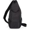 Picnic TIME Strider Crossbody Cooler Sling Bag, Insulated Fanny Pack, (Black)