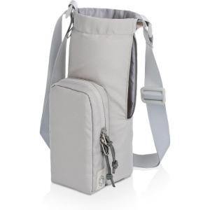 PICNIC TIME Eclipse 40 oz Tumber Tote, Drink Carrier Crossbody Bag(Gray)