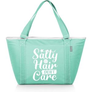PICNIC TIME Personalized Topanga Tote Cooler Bag – Soft Cooler Bag – Picnic Cooler(Teal)