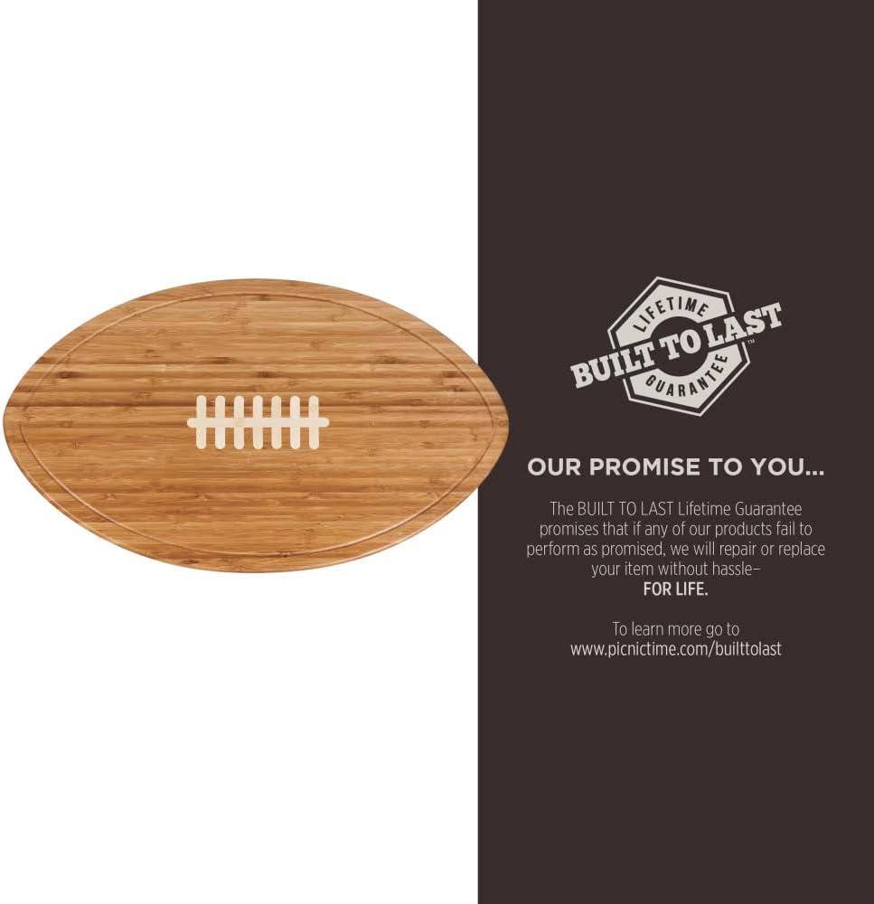image:imagePICNIC TIME NCAA Football Cheese Board Novelty Charcuterie Board Serving Platter Cheese Boards Charcuterie Boards Wood Cutting Board Bamboo