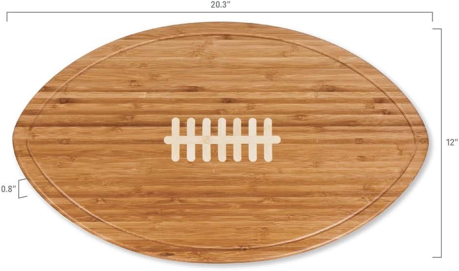 image:imagePICNIC TIME NCAA Football Cheese Board Novelty Charcuterie Board Serving Platter Cheese Boards Charcuterie Boards Wood Cutting Board Bamboo