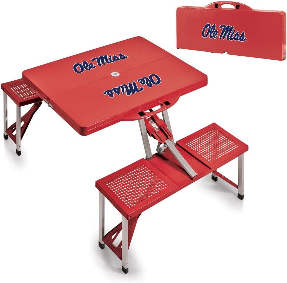 image:imagePICNIC TIME NCAA North Carolina Tar Heels Folding Picnic Table Camping Table Outdoor Table with Umbrella HoleRed
