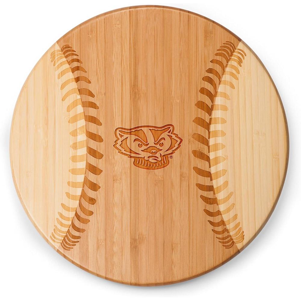 image:imagePICNIC TIME NCAA Arizona Wildcats Homerun Bamboo Cutting Board with Team LogoWisconsin Badgers
