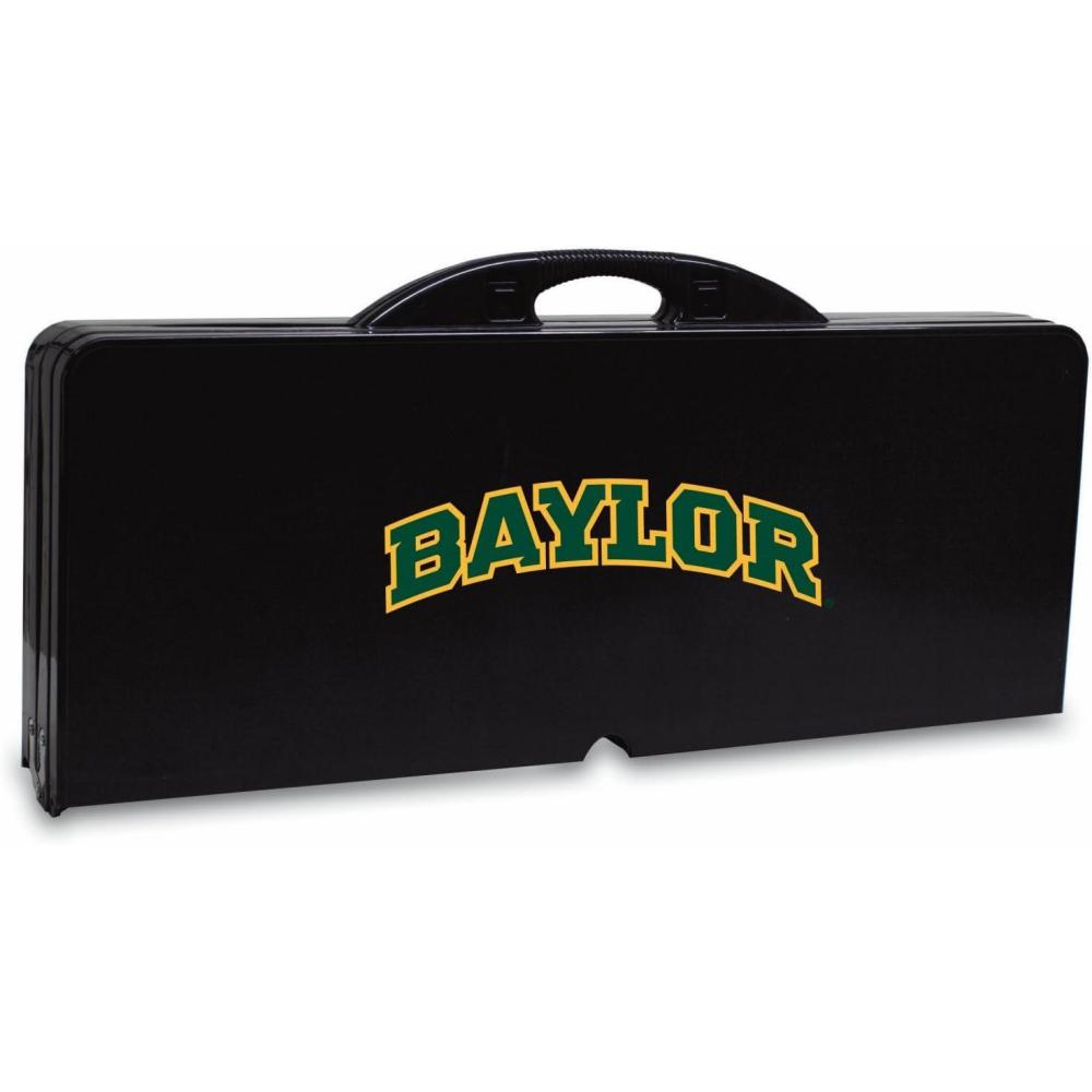 image:imagePICNIC TIME NCAA Baylor Bears Folding Picnic Table Camping Table Outdoor Table with Umbrella Hole Hunter Green