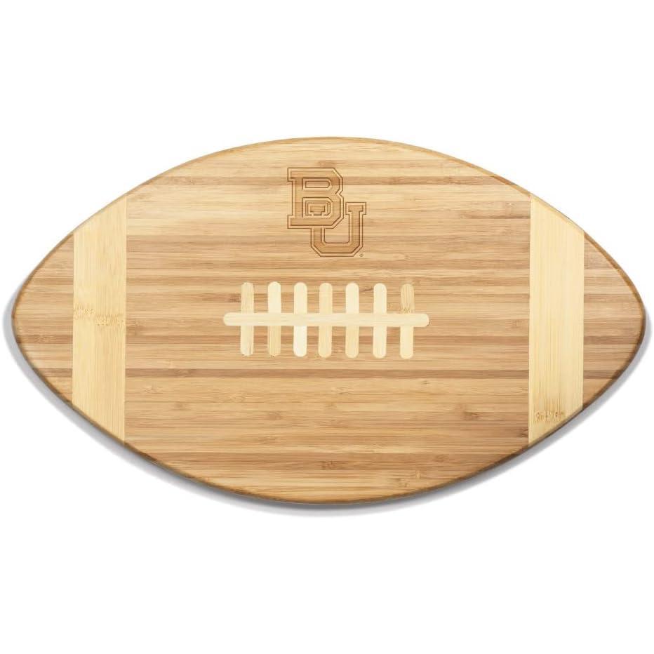 image:imageToscana  A Picnic Time Brand Touchdown Football Cutting Board amp Serving Tray Cheese Boards One Size Bamboo