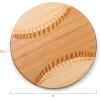 PICNIC TIME NCAA Arizona Wildcats Homerun! Bamboo Cutting Board with Team Logo(Wisconsin Badgers)