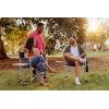 PICNIC TIME NCAA Baylor Bears Sports Chair with Side Table – Beach Chair – Camp Chair for Adults(Navy Blue)