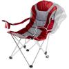 Picnic TIME NCAA Arkansas Razorbacks Reclining Camp Chair – Beach Chair for Adults – Sports Chair with Carry Bag(Dark Red)