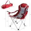 Picnic TIME NCAA Arkansas Razorbacks Reclining Camp Chair – Beach Chair for Adults – Sports Chair with Carry Bag(Dark Red)