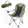Picnic TIME NCAA Arkansas Razorbacks Reclining Camp Chair – Beach Chair for Adults – Sports Chair with Carry Bag(Sage Green With Gray Accents)