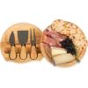 Toscana – A Picnic Time Brand Brie Cutting Board & Tools Set Cheese Boards, One Size, Rubberwood