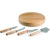 Toscana – A Picnic Time Brand Circo Cutting Board & Tools Set Cheese Boards, One Size, Rubberwood