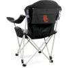 Picnic TIME NCAA Arkansas Razorbacks Reclining Camp Chair – Beach Chair for Adults – Sports Chair with Carry Bag(Black)
